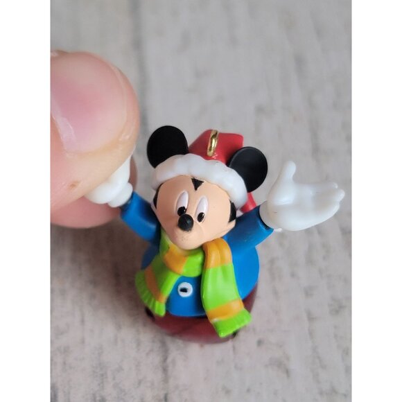Hallmark welcome sound Mickey Mouse miniature Bell ornament Xmas - Picture 3 of 4